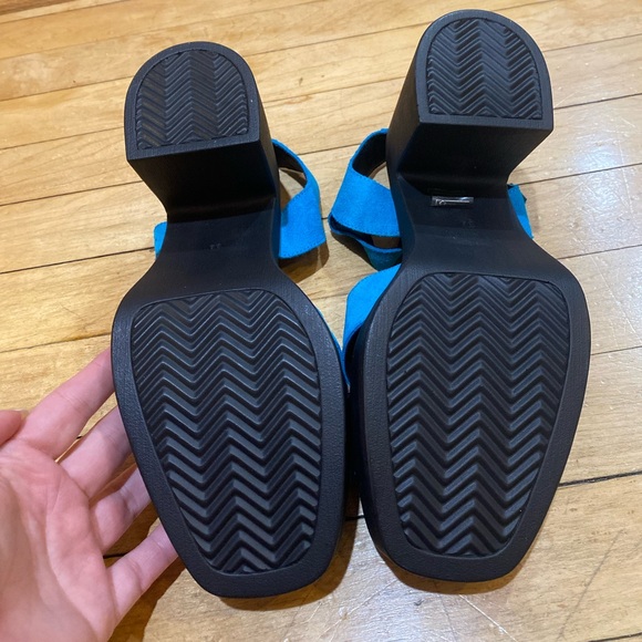 Blue This Is Our Other Line Casita Platform Sandals - Picture 7 of 9